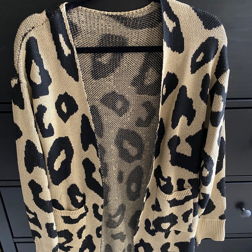 Leopard cardigan